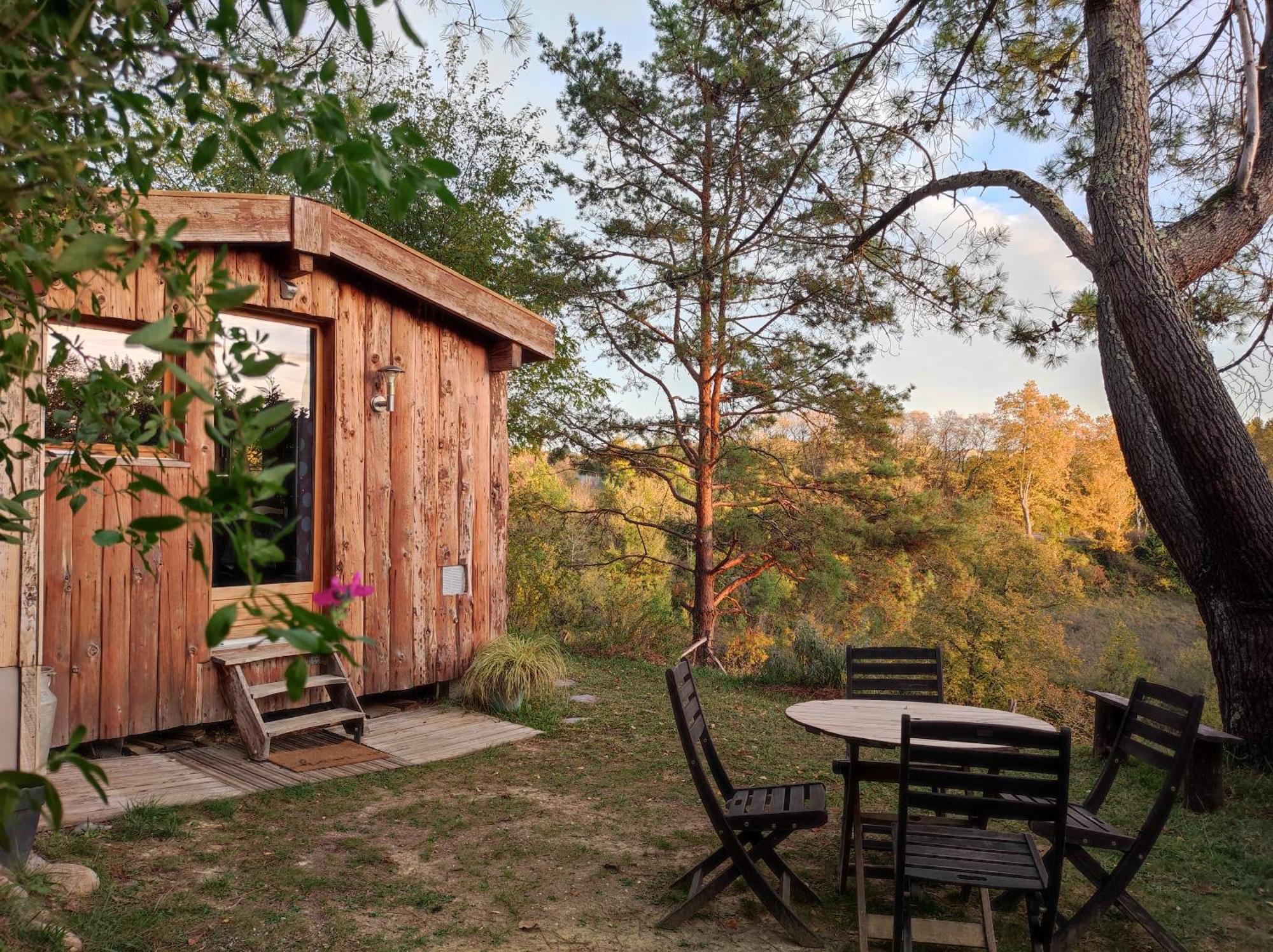 La Cabane En Bois Villemur-sur-Tarn Bagian luar foto